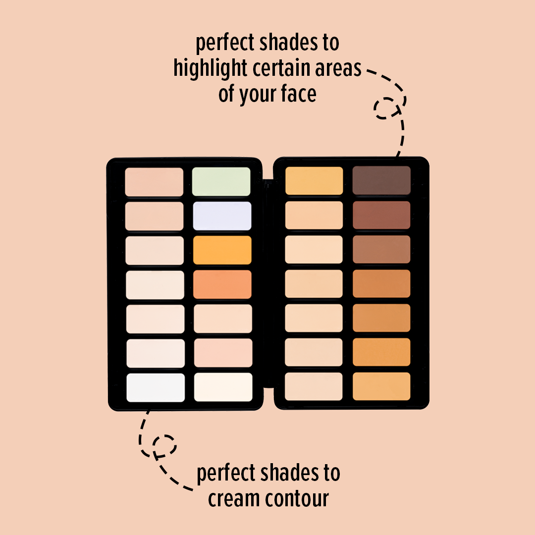 Camouflage 28 Color Concealer Palette