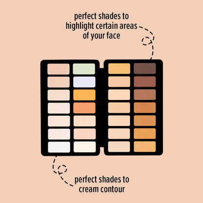 Camouflage 28 Color Concealer Palette